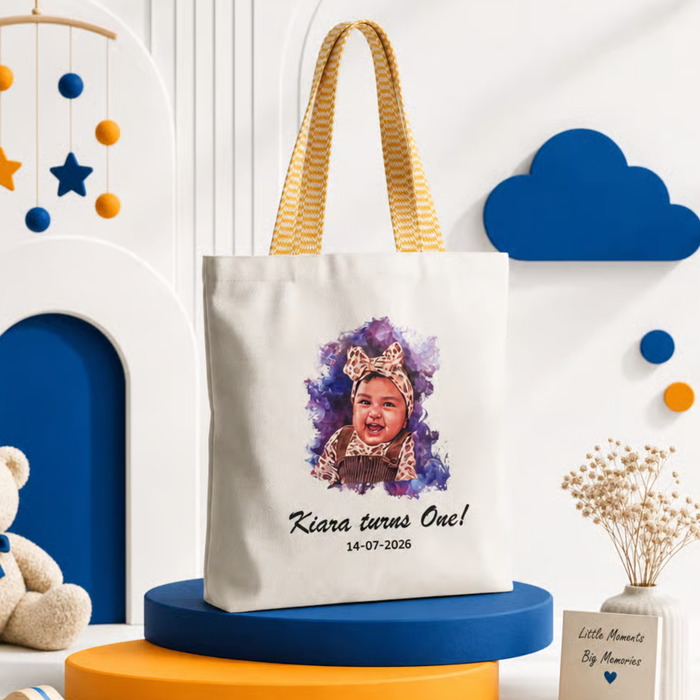 Personalized Tote Bag | Custom Printed Canvas Carry Bag | Stylish Reusable Shopping Bag for Gifts, Events & Everyday Use