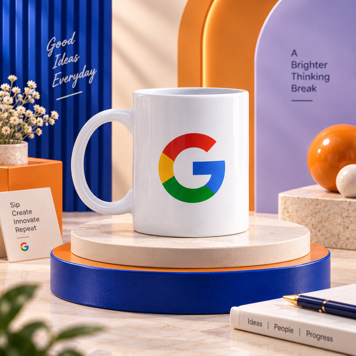 White Ceramic Mug 300ml | Motivational Quote Printed Coffee Cup for Office Home & Study Use