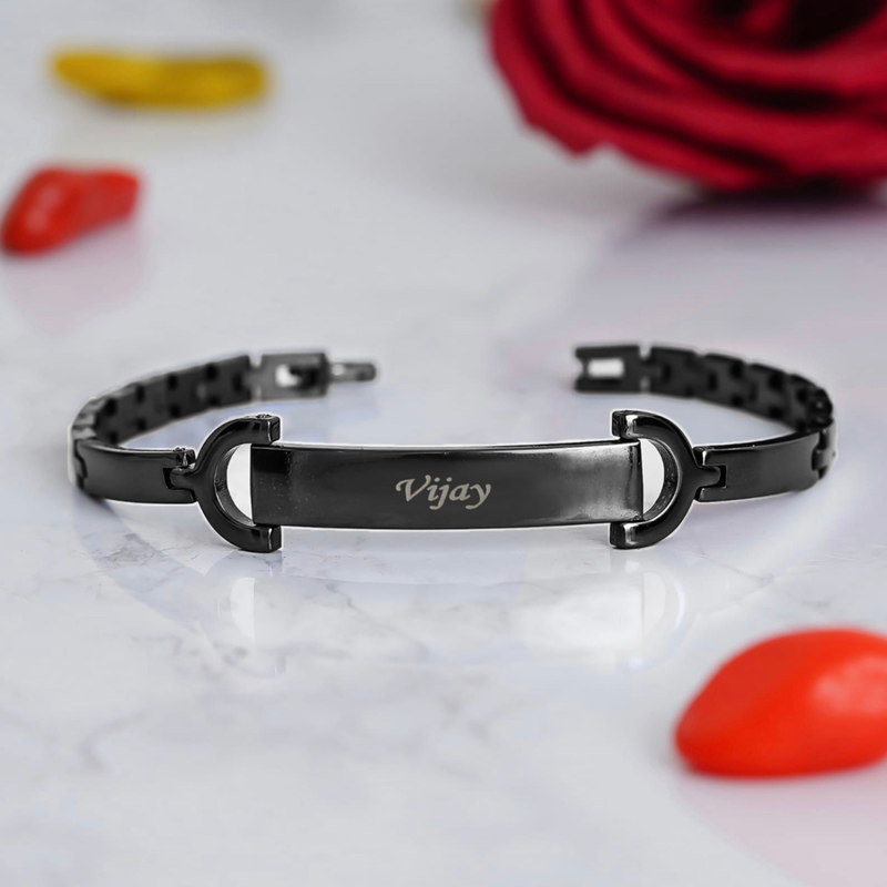 Personalized Kada & Bracelet Collection | Half Kada, Full Kada & Stylish Bracelet with Custom Name Engraving