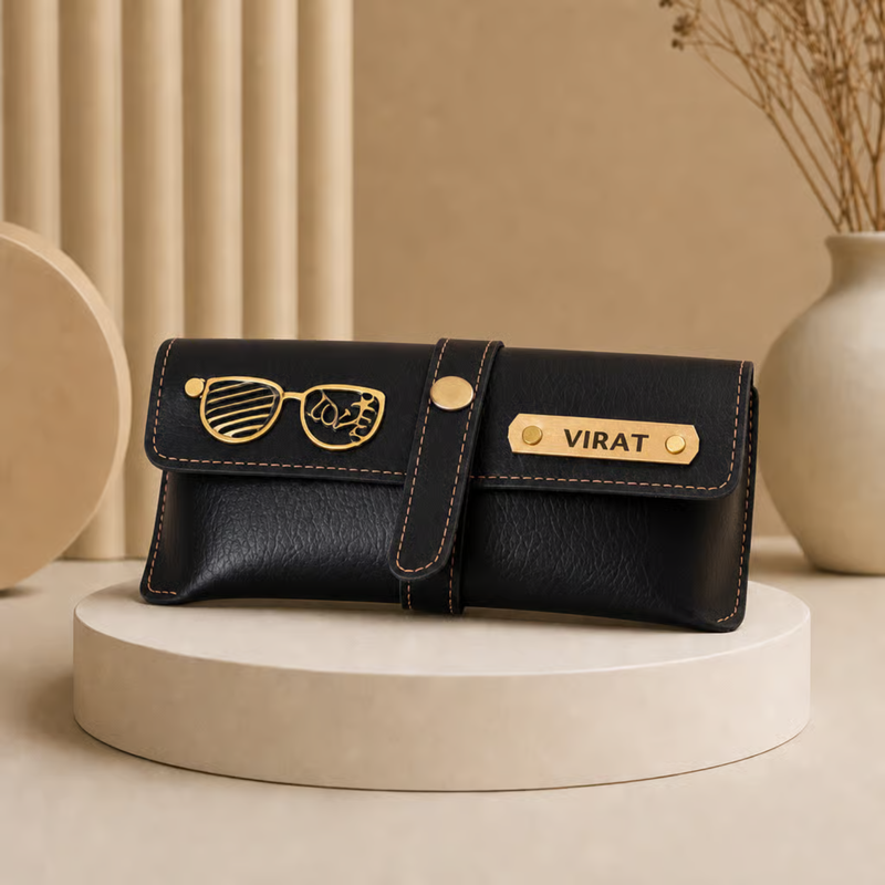 NEXON Customizable Eye Wear Case | Personalized Sunglasses Holder & Protective Glasses Pouch for Everyday Carry