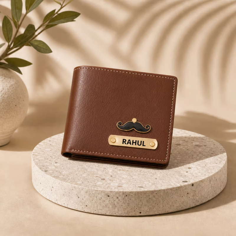 NEXON Customizable Men’s Wallet | Personalized Name Wallet with Multiple Card, Cash & ID Compartments