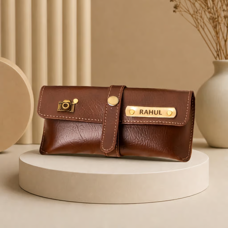 NEXON Customizable Eye Wear Case | Personalized Sunglasses Holder & Protective Glasses Pouch for Everyday Carry