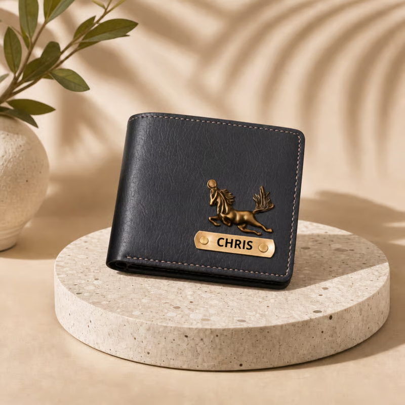 NEXON Customizable Men’s Wallet | Personalized Name Wallet with Multiple Card, Cash & ID Compartments