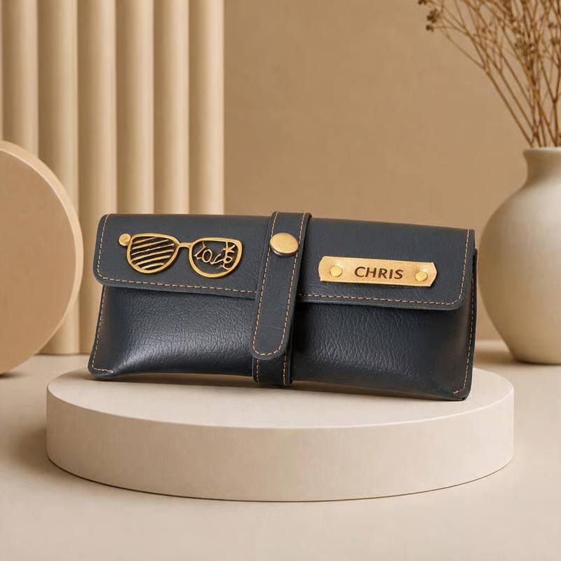 NEXON Customizable Eye Wear Case | Personalized Sunglasses Holder & Protective Glasses Pouch for Everyday Carry