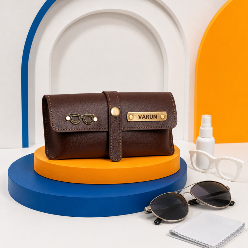 NEXON Customizable Eye Wear Case | Personalized Sunglasses Holder & Protective Glasses Pouch for Everyday Carry