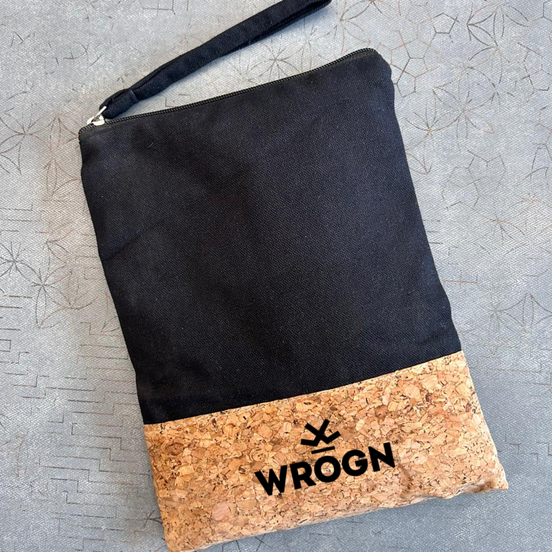 Personalized Cork 5 in 1 Gift Set | Custom Name Diary Jute Pouch Pen Card Holder & Keychain Combo | Corporate Birthday Office Gifting Set