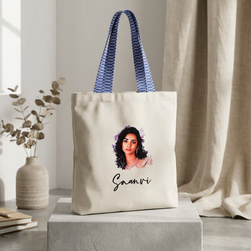 Personalized Tote Bag | Custom Printed Canvas Carry Bag | Stylish Reusable Shopping Bag for Gifts, Events & Everyday Use