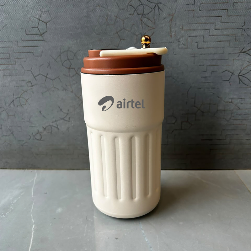 Personalised Nexon LED Travel Mug | 400ml Temperature Display Cup