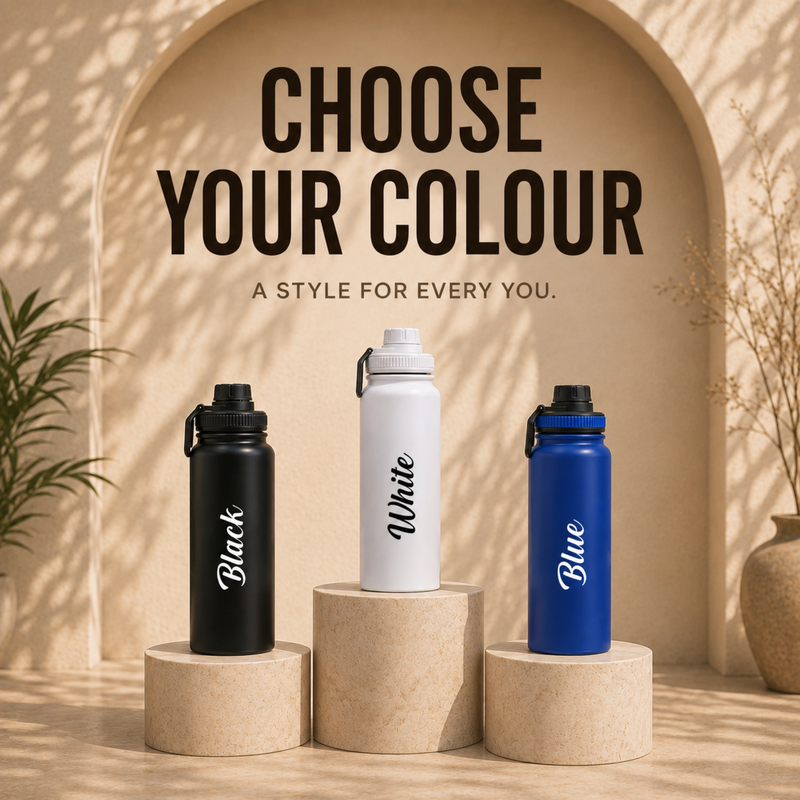 Concorde Steel Bottle | 800ml Personalized Water Bottle