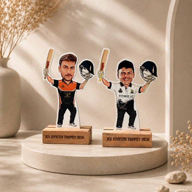 Custom Caricature Tabletop Standee | Personalized Desk Décor
