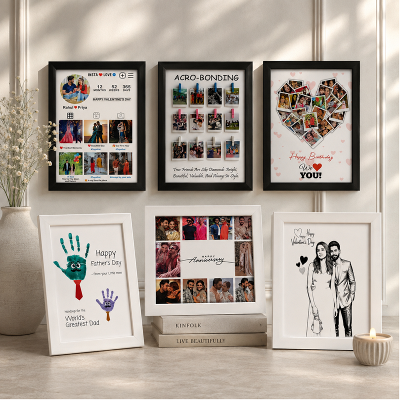 Personalised MDF and Acrylic Photo Frame for Every Occasion | Custom Birthday and Celebration Gift