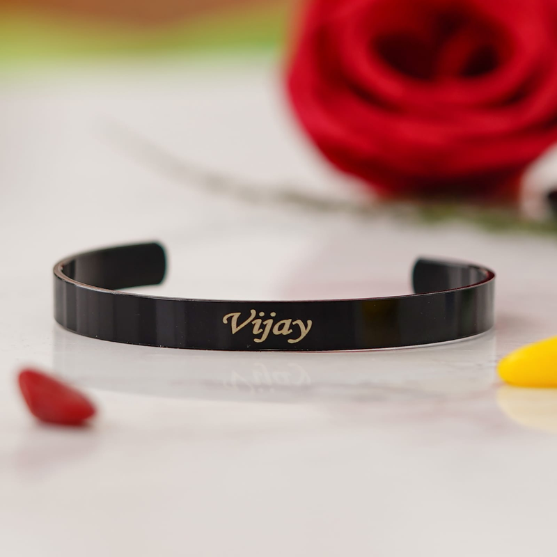 Personalized Kada & Bracelet Collection | Half Kada, Full Kada & Stylish Bracelet with Custom Name Engraving