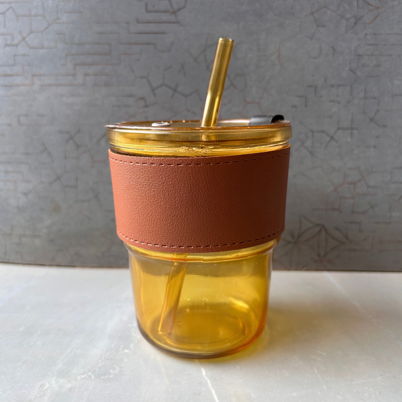 Personalised Glass Tumbler | 250ml Stylish Coffee Cup