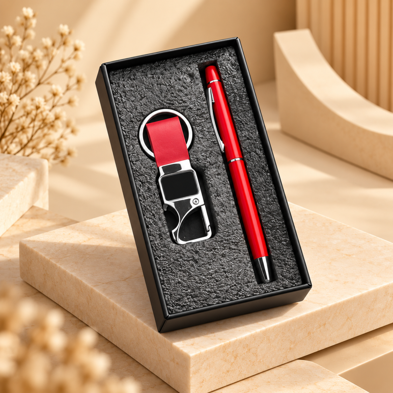 Stylus Pen & Bottle Opener Keychain Set | Personalized Stylus Pen with Multipurpose Keychain | 2-Piece Gift Set for Men & Women
