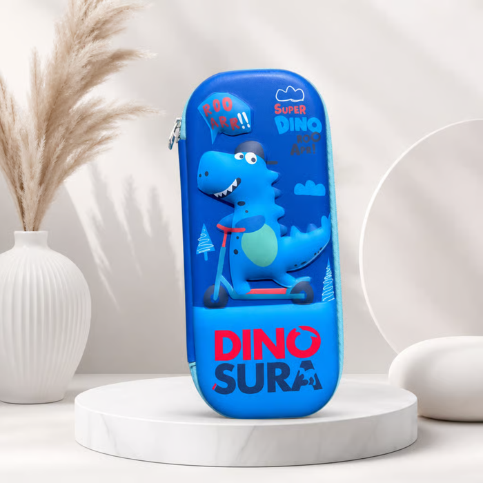 Personalized 3D Stationery Pouch | Kids Pencil Case Organizer with Creative Cartoon Designs | Custom Name Storage Pouch for Pens, Pencils, Markers & School Supplies
