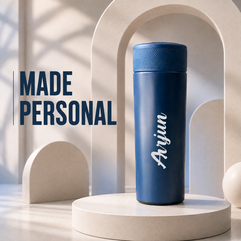Grippo LED Flask | 500ml Personalized Hot & Cold Water Bottle with Temperature Display
