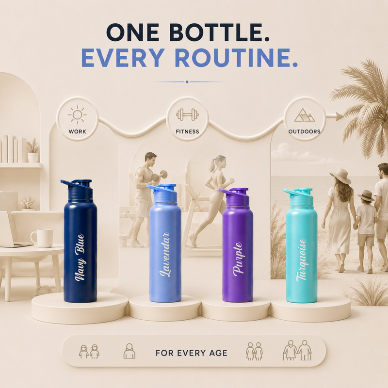 Personalized Dora 950 ML Water Bottle | Custom Name Reusable Bottle with Flip Lid | Office School Gym Travel & Gifting Bottle