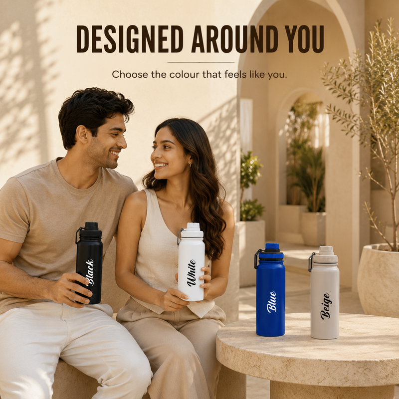 Concorde Steel Bottle | 800ml Personalized Water Bottle
