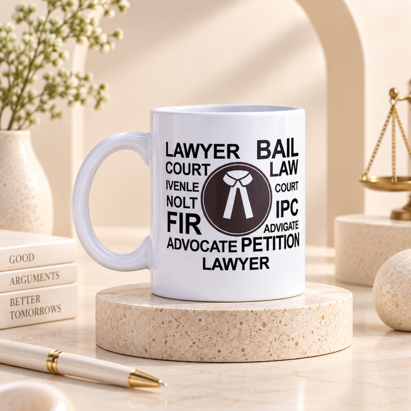 White Ceramic Mug 300ml | Motivational Quote Printed Coffee Cup for Office Home & Study Use