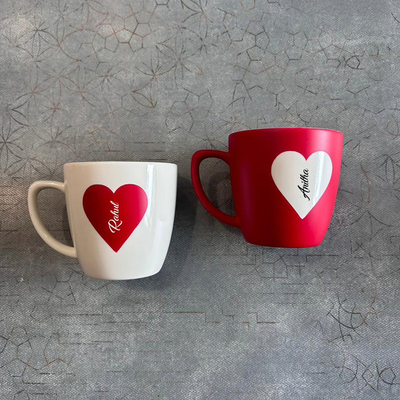 Personalised Couple Mugs | Cute Coffee Cups for Couples