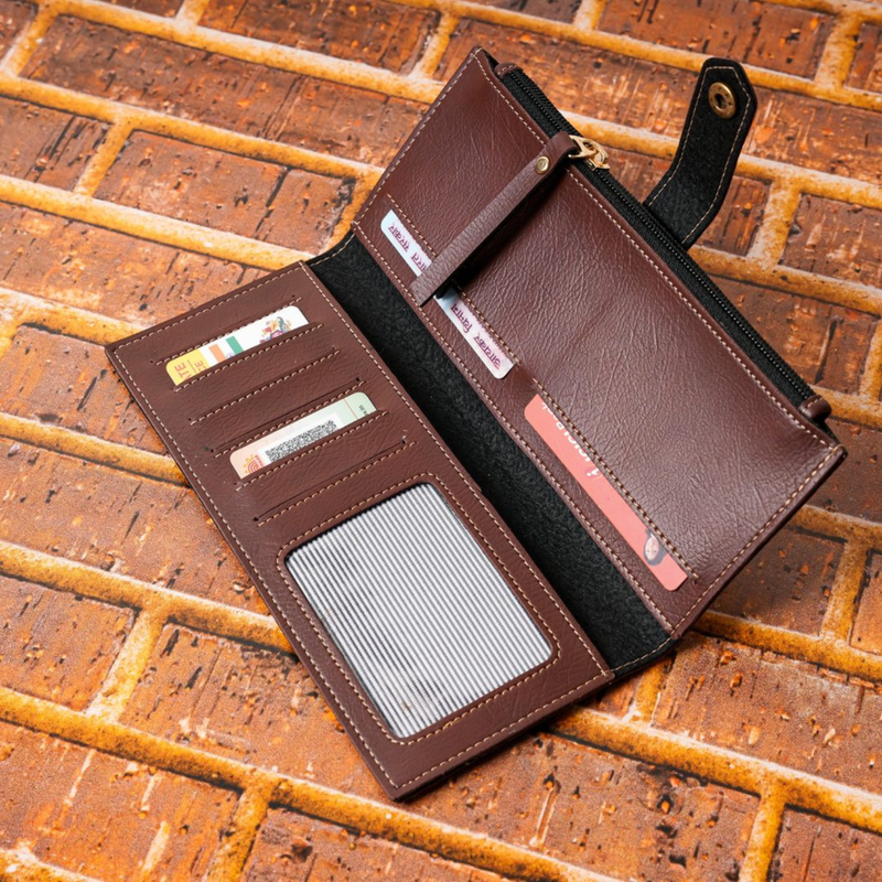 NEXON 2 Fold Customizable Ladies Wallet | Personalized Button Closure Women’s Wallet with Card & Cash Compartments