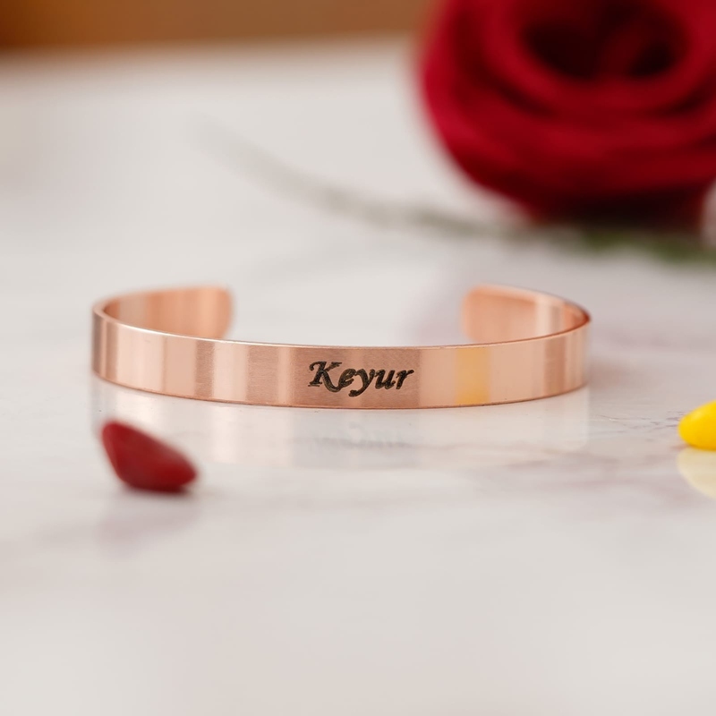 Personalized Kada & Bracelet Collection | Half Kada, Full Kada & Stylish Bracelet with Custom Name Engraving