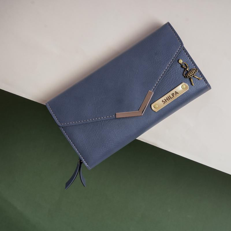 NEXON 1.0 Customizable Ladies Wallet | Personalized 3 Flap Women’s Wallet with Multiple Card, Cash & ID Compartments