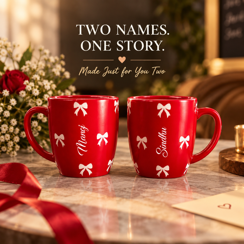 Personalised Couple Mugs | Cute Coffee Cups for Couples