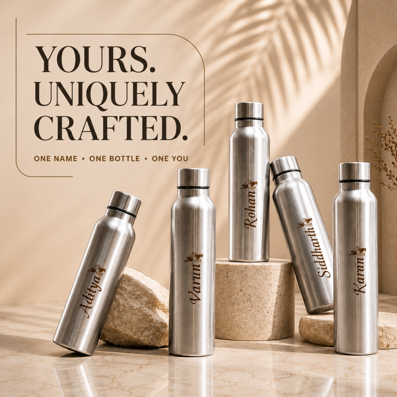 Classic Steel Bottle | 950ml Personalized Water Bottle