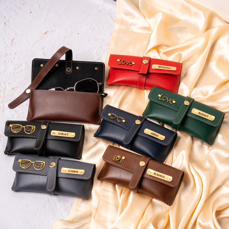 NEXON Customizable Eye Wear Case | Personalized Sunglasses Holder & Protective Glasses Pouch for Everyday Carry