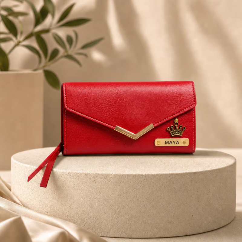 NEXON 1.0 Customizable Ladies Wallet | Personalized 3 Flap Women’s Wallet with Multiple Card, Cash & ID Compartments