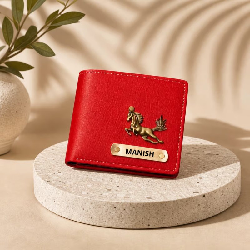 NEXON Customizable Men’s Wallet | Personalized Name Wallet with Multiple Card, Cash & ID Compartments