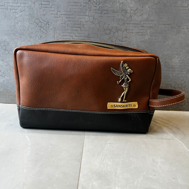 Personalized Travel Pouch | Premium Organizer Bag for Travel Essentials | Custom Name Pouch for Toiletries, Cosmetics, Accessories & Daily Carry Items