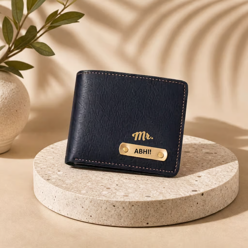 NEXON Customizable Men’s Wallet | Personalized Name Wallet with Multiple Card, Cash & ID Compartments