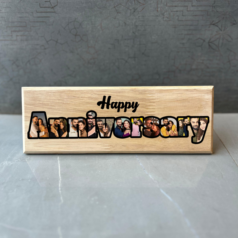 Customized Wooden Photo Frame & Personalized Wooden Plaque Gift | Birthday, Anniversary, Wedding, Teacher & Special Occasion Keepsake | Available in 4 Unique Shapes