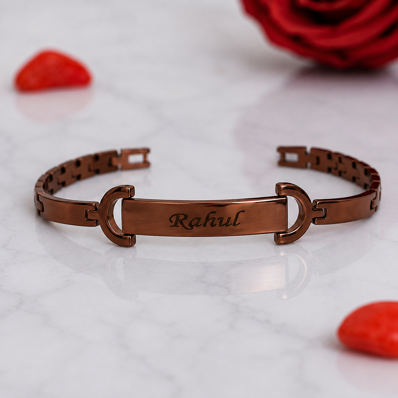 Personalized Kada & Bracelet Collection | Half Kada, Full Kada & Stylish Bracelet with Custom Name Engraving